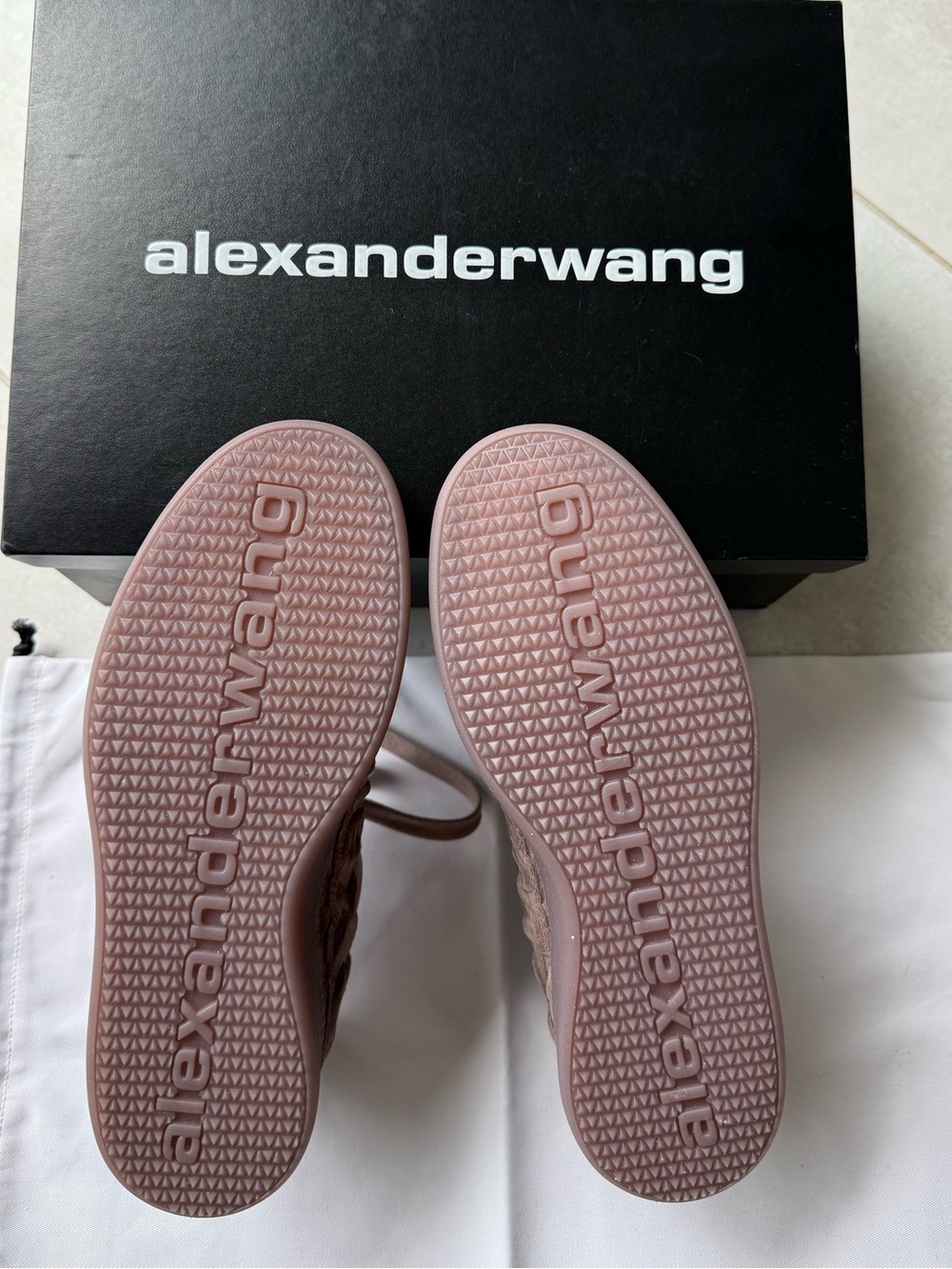 NWT - Alexander Wang Women Suede Sneakers - Cute & Stylish! - Picture 10 of 12